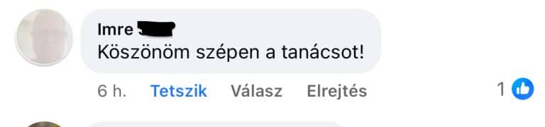 Visszajelzés