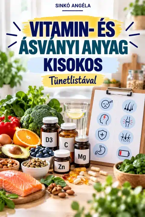 A Vitamin- és ásványi anyag kisokos borítója